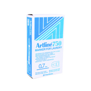Artline+750+Laundry+Marker+Bullet+Tip+Fine+Black+%28Pack+of+12%29+A750