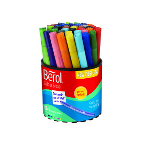 Berol+Colourbroad+Pen+Water+Based+Ink+Assorted+%28Pack+of+42%29+CBT+S0375970