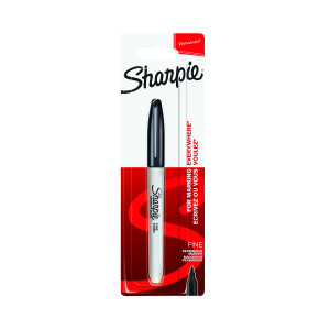 Sharpie+08+Permanent+Marker+Fine+Tip+Black+%28Pack+of+12%29+1985857