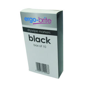 Ergo-Brite+Drywipe+Marker+Rubber+Grip+Black+%28Pack+of+10%29+JN10098