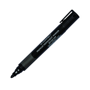 Q-Connect+Premium+Permanent+Marker+Pen+Bullet+Tip+Black+%28Pack+of+10%29+KF26105