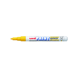 Uni-Ball+UniPAINT+PX21+Paint+Marker+Fine+Yellow+%2812+Pack%29+124511000