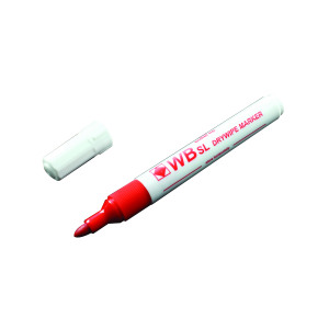 Red+Whiteboard+Marker+Pens+Bullet+Tip+%28Pack+of+10%29+WB15+804025