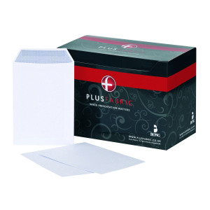 Plus+Fabric+C5+Envelopes+Self+Seal+120gsm+White+%28Pack+of+500%29+D26170
