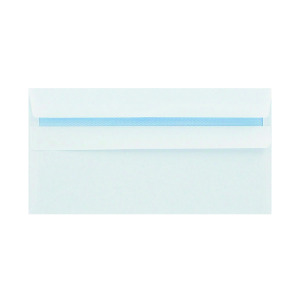 Q-Connect+DL+Envelopes+Plain+Wallet+Peel+and+Seal+100gsm+White+%28500+Pack%29+1P04