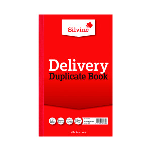 Silvine+Duplicate+Delivery+Book+210x127mm+%286+Pack%29+613-T