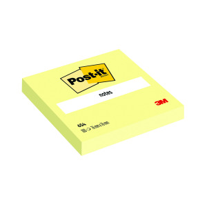 Post-it+Notes+76x76mm+Canary+Yellow+%28Pack+of+12%29+654Y