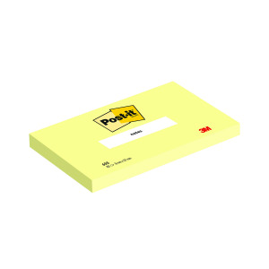Post-it+Notes+76x127mm+Canary+Yellow+%28Pack+of+12%29+655Y