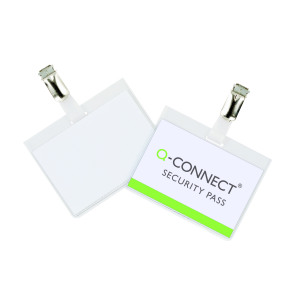 Q-Connect+Security+Badge+60x90mm+%28Pack+of+25%29+KF01562