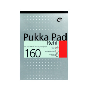 Pukka+Pad+Ruled+Metallic+Four-Hole+Refill+Pad+Top+Bound+160+Pages+A4+%286+Pack%29+80%2F1