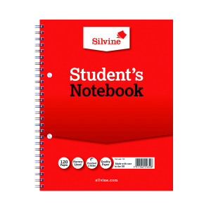 Silvine+Feint+Ruled+Student%26apos%3Bs+Notebook+120+Pages+229x178mm+%2812+Pack%29+139