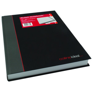 Collins+Ideal+Feint+Ruled+Casebound+Notebook+384+Pages+A4+6448