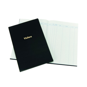 Exacompta+Guildhall+Company+Visitors+Book+160+Pages+Black+1809