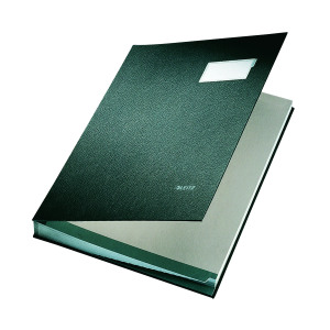 Leitz+Hard+Cover+Signature+Book+240x340mm+Black+57000095