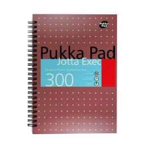 Pukka+Pad+Ruled+Metallic+Wirebound+Executive+Jotta+Notepad+300+Pages+A4%2B+Copper+%28Pack+of+3%297019-MET