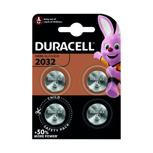 Duracell+2032+Lithium+Coin+Battery+%28Pack+of+4%29+ECR2032