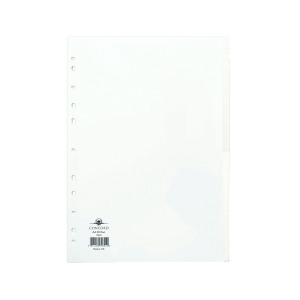 Concord+Divider+20-Part+A4+150gsm+White+79601