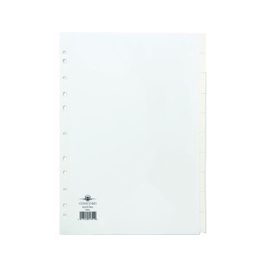 Concord+Divider+10-Part+A4+150gsm+White+79701%2F97