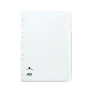 Concord+Divider+5-Part+A4+150gsm+White+79901%2F99