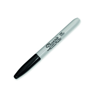 Sharpie+Permanent+Markers+Fine+Black+%28Pack+of+24%29+2077128