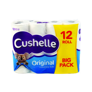 Cushelle+Toilet+Roll+%28Pack+of+12%29+1102089