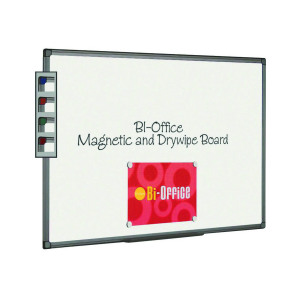 Bi-Office+Aluminium+Finish+Magnetic+Whiteboard+1200x900mm+MB1406186