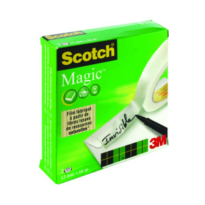 3M+Scotch+Magic+Tape+810+12mm+x+66m+%28Pack+of+2%29+8101266