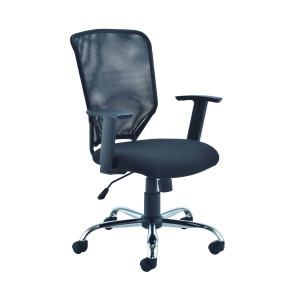 First+High+Back+Task+Chair+600x600x940-1030mm+Mesh+Back+Black+KF74832