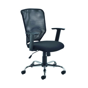 Jemini+Low+Back+Operator+Mesh+Back+Chair+600x600x940-1030mm+Black+KF79885