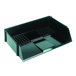 Q-Connect+Wide+Entry+Letter+Tray+Black+KF21688