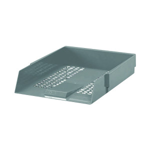 Contract+Grey+Letter+Tray+Plastic%2FMesh+Construction+WX10054A