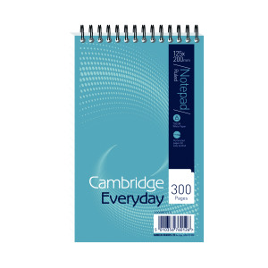 Cambridge+Everyday+Ruled+Wirebound+Notepad+300+Pages+%28Pack+of+5%29+100080210