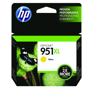 HP+951XL+OfficeJet+Inkjet+Cartridge+High+Yield+Yellow+CN048AE