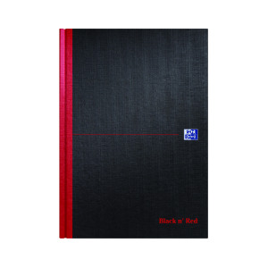 Black+n%26apos%3B+Red+Casebound+Hardback+Double+Cash+Book+192+Pages+A4+%28Pack+of+5%29+100080514