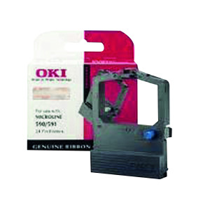 Oki+Black+Fabric+Ribbon+For+Microline+520%2F521+9002315
