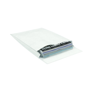 Tyvek+Envelope+406x305mm+Gusset+Peel+and+Seal+White+%28Pack+of+20%29+758124+P20