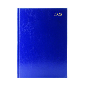 Desk+Diary+Week+To+View+A5+Blue+2025+KFA53BU25