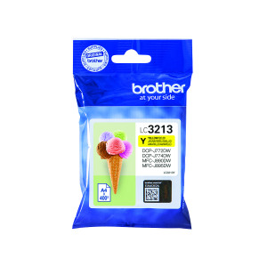 Brother+LC3213Y+Inkjet+Cartridge+High+Yield+Yellow+LC3213Y