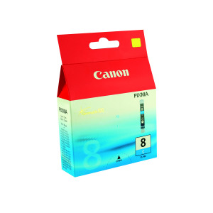 Canon+CLI-8C+Inkjet+Cartridge+Cyan+0621B001