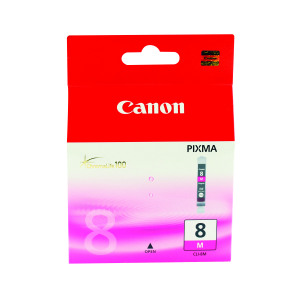 Canon+CLI-8M+Inkjet+Cartridge+Magenta+0622B001
