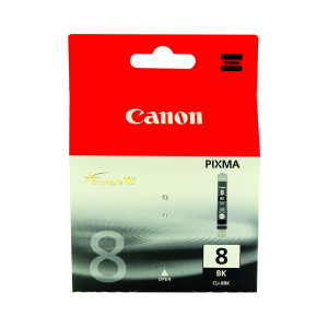 Canon+CLI-8BK+Inkjet+Cartridge+Black+0620B001