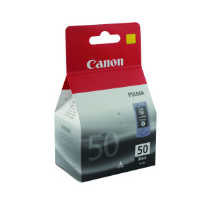 Canon+PG-50BK+Inkjet+Cartridge+High+Yield+Black+0616B001