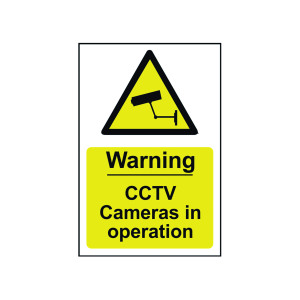 Spectrum+Industrial+Warning+CCTV+Cameras+In+Op+S%2FA+PVC+Sign+200x300mm+1311