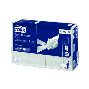 Tork+Xpress+Soft+Multifold+Hand+Towel+Advanced+White+%28Pack+of+21%29+130289