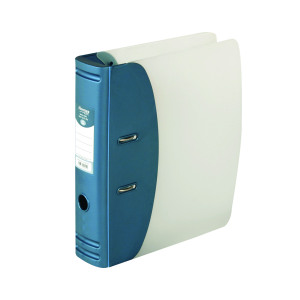 Hermes+Lever+Arch+File+A4+60mm+Capacity+Metallic+Blue+832007