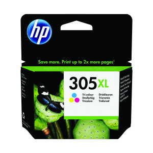 HP+305XL+Ink+Cartridge+High+Yield+Multipack+Tri-color+CMY+3YM63AE
