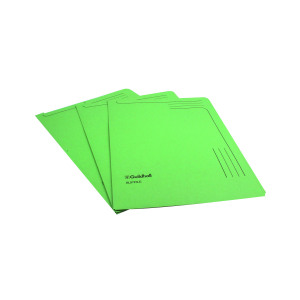 Exacompta+Guildhall+Slipfile+Manilla+230gsm+Green+%28Pack+of+50%29+4603Z