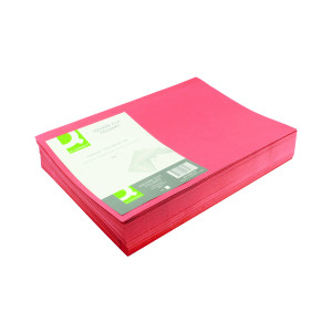 Q-Connect+Square+Cut+Folder+Lightweight+180gsm+Foolscap+Red+%28Pack+of+100%29+KF26028