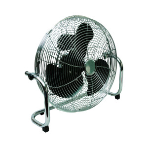 Q-Connect+High+Velocity+Floor+Standing+Fan+18+Inch+3+Speed+Chrome+KF10031