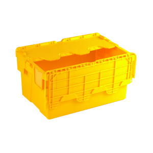 Yellow+Attached+Lid+Container+54L+375817